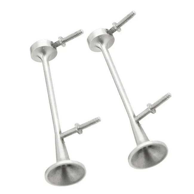 ACE 1/14 48mm TRUCK AIRHORN  ( UNPOLISHED FINISH) 1 PAIR