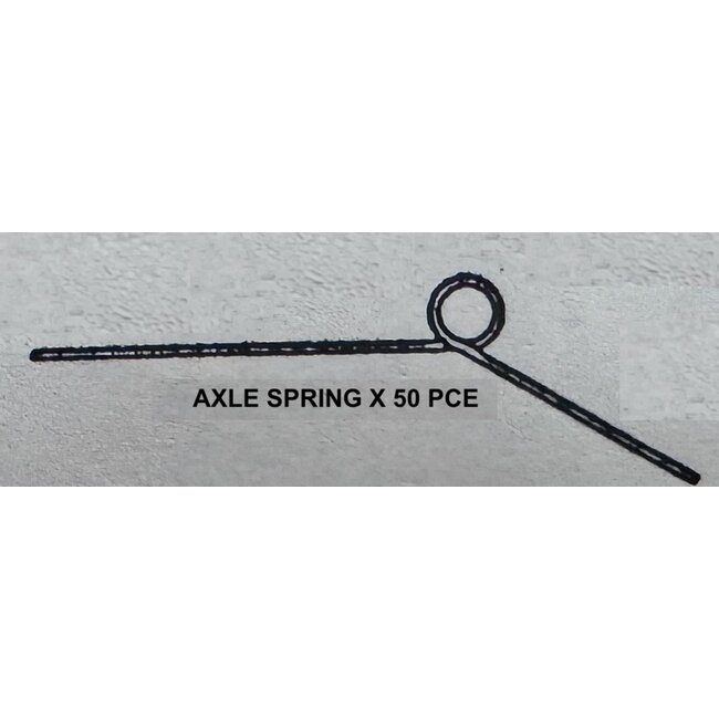 TAMIYA REAR AXLE SPRING HORNET / SUPER HORNET 25 PAIRS  "ORIGINAL TYPE  NO LOOP"