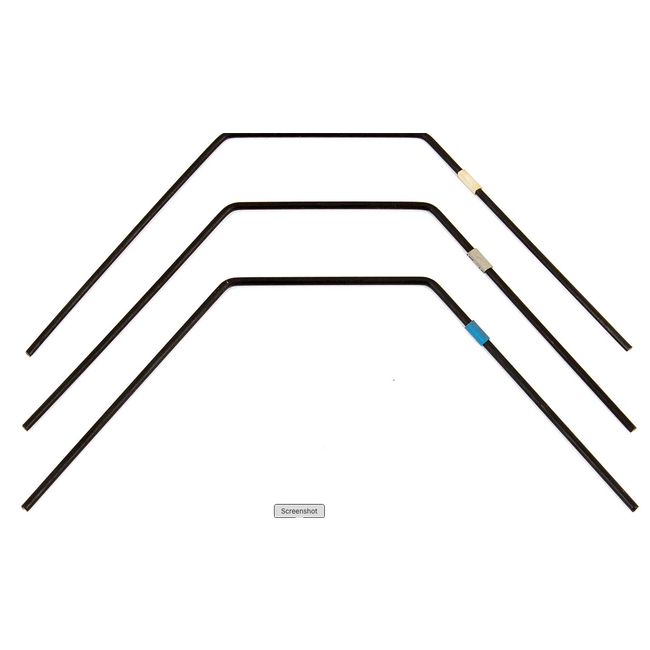 TEAM ASSOCIATED RC10B6.1 Rear Anti-roll Bar Set