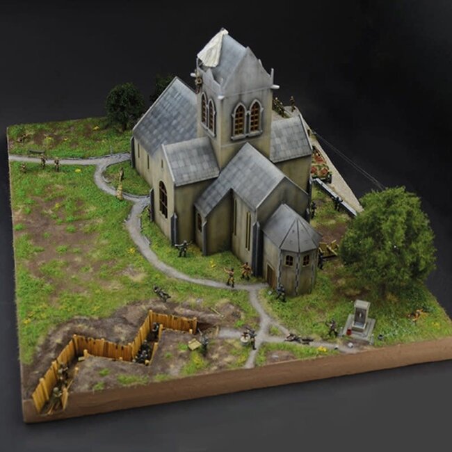 ITALERI BATTLE OF NORMANDY SAINTE-MERE-EGLISE 6 JUNE 1944, NEW TOOLING 1/72