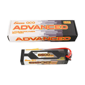 GENS ACE Gens Ace 3S Advanced 6500mAh 11.4V 100C Hardcase Lipo Battery (EC5)