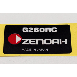 ZENOAH ZENOAH 32cc PULL STARTER STICKER