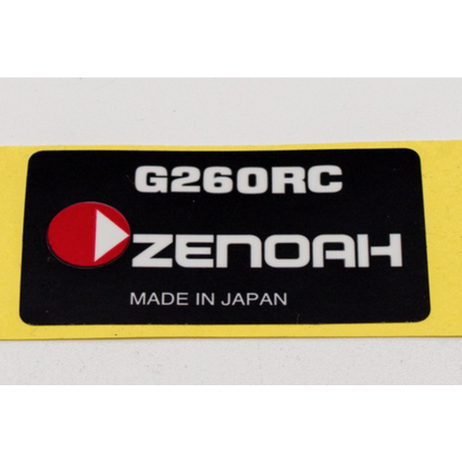 ZENOAH 32cc PULL STARTER STICKER