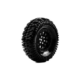LOUISE WORLD LOUISE CR-Champ Super Soft Crawler Tyre 1.9" class tyre 12mm hex Chrome Black