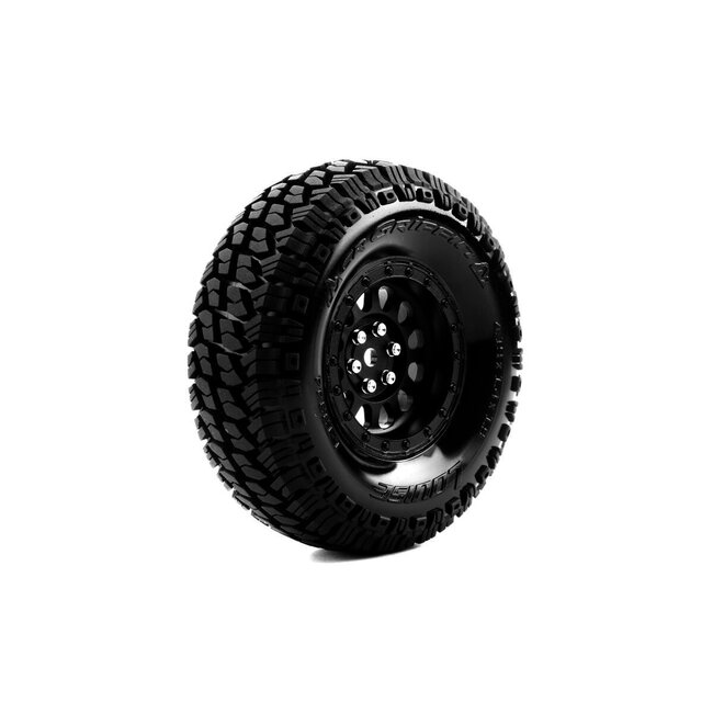 LOUISE CR-Griffin Super Soft Crawler Tyre 1.9" class tyre 12mm hex Chrome Black
