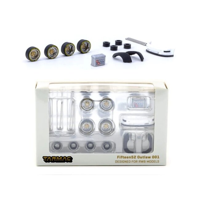 TARMAC 1:64 Wheels - Fifteen52 Outlaw - Chrome/Gold