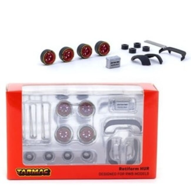 TARMAC  1:64 Rotiform HUR Chrome Red