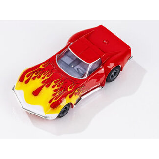 AFX AFX Corvette 1970 Red/Yel Wildfire