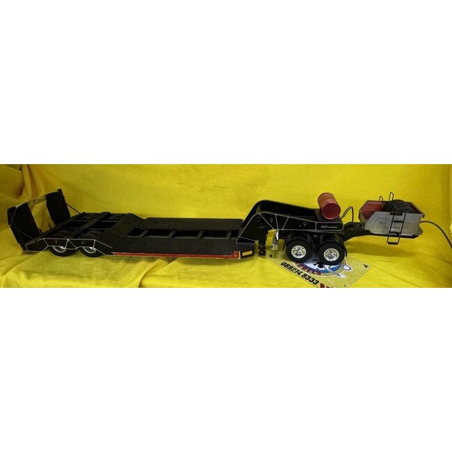 HERCULES METAL DROP DECK TRAILER WITH GOOSENECK DOLLY 2ND HAND