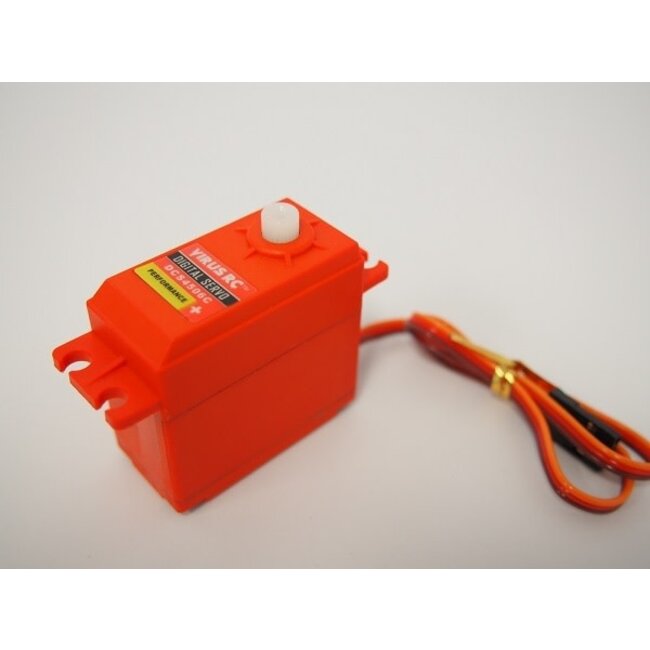 VIRUS DIGITAL  STANDARD SIZE PLASTIC GEAR SERVO 6.2KG 0.12SEC 60 DEG