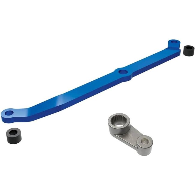 TRAXXAS BLUE - STEERING LINK 6061-T6 ALUM SERVO HORN METAL