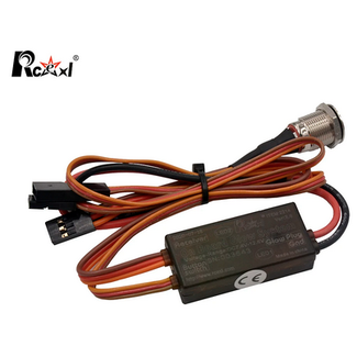 ACE RADIO CONTROLLED MODELS RCEXL Ver2.1 Universal On Board Glow System for Methanol Engine Ignition with LED Indicator & switch