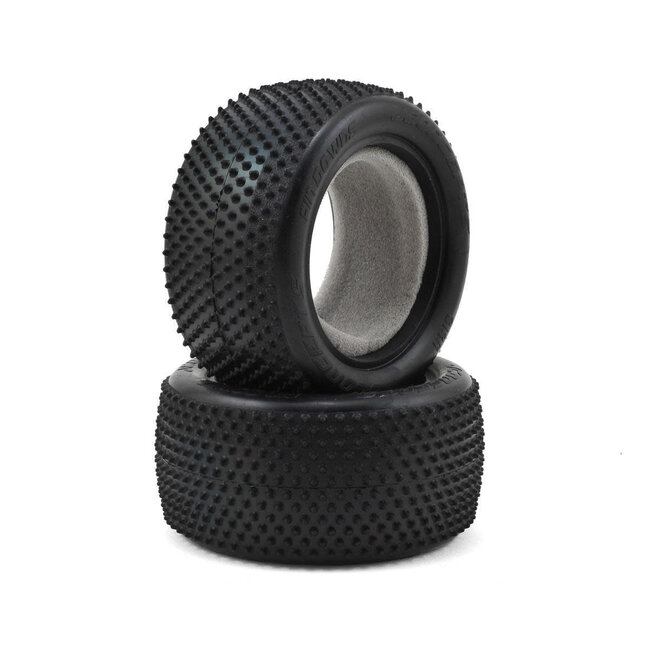 JCONCEPTS Pin Downs - pink compound, medium soft - (fits 2.2" buggy rear wheel)