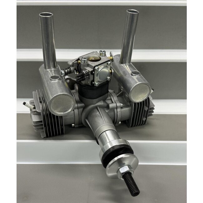 VVRC 40cc Twin petrol ignition motor w/ 1/4" plugs & ignition unit