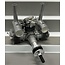 VVRC 40cc Twin petrol ignition motor w/ 1/4" plugs & ignition unit