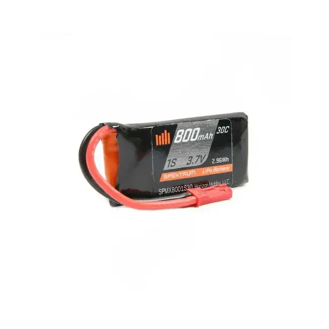 Spektrum 800mah 1S 3.7v 30C Smart LiPo Battery with JST Connector