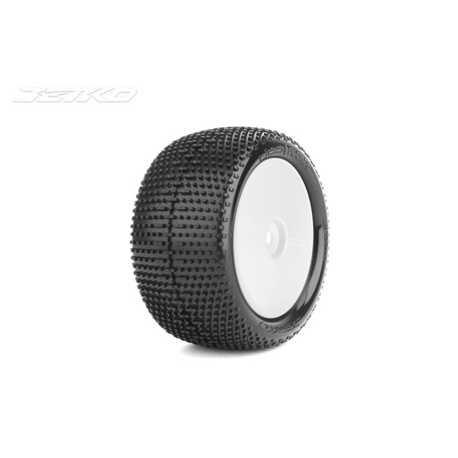 Jetko 1/10 Buggy 2&4WD Rear-DESIRER/Dish/white Rim/Ultra 1 Soft [2010DWUSG] PRE MOUNTED