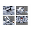 Sluban Gray White Jet Fighter 2 in 1