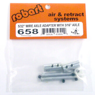 ROBART ROBART 5/32 INCH WIRE AXLE ADAPTER WITH 3/16 INCH AXLE