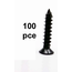 ACE 100 PCE M1.7 X 12mm  Black Phillips Cross Flat Countersunk Head Self-tapping Wood Screw
