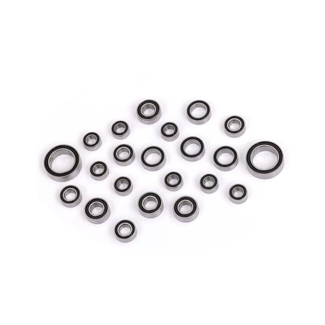 TRAXXAS BALL BEARING SET BLACK RUBBER SEALED COMPLETE