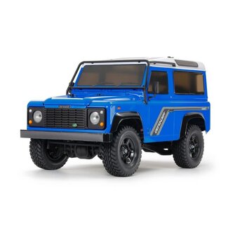 TAMIYA TAMIYA R/C 1/10 LAND ROVER DEFENDER 90 (CC-01) KIT PRE PAINTED BLUE