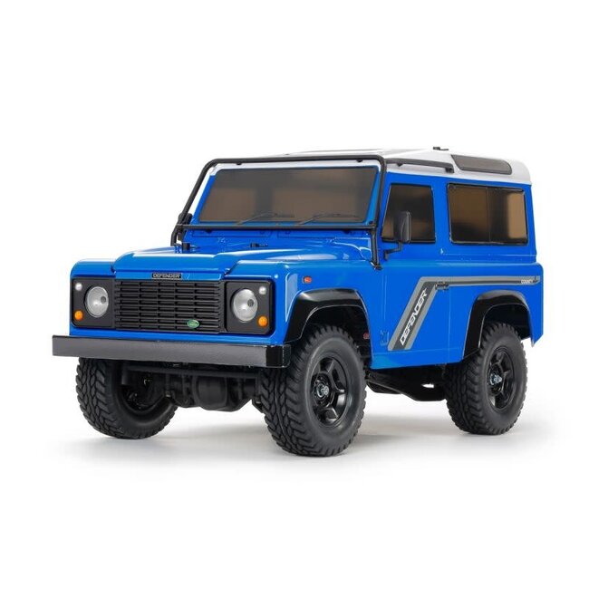 TAMIYA R/C 1/10 LAND ROVER DEFENDER 90 (CC-01) KIT PRE PAINTED BLUE