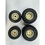 AYK 566B SUPER TRAIL TYRES & RIMS   1985 VINTAGE NOS