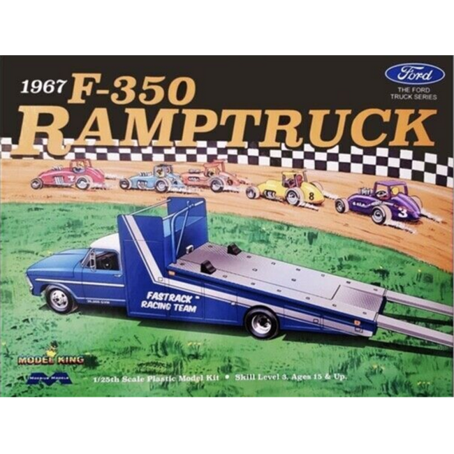 Moebius models 1967 f-350 ramp truck  1/25