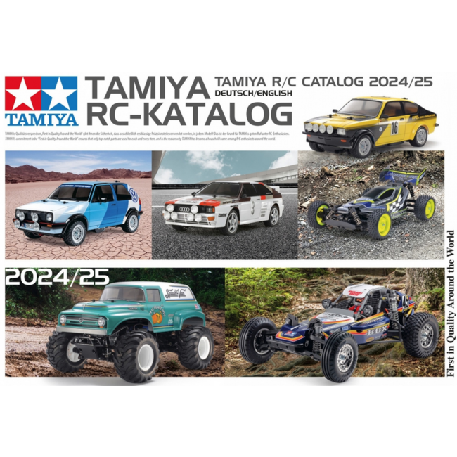 TAMIYA RC-KATALOG ( CATALOG ) ENGLISH / GERMAN 2024/25