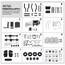 Killerbody 1/10 MERCURY CHASSIS KIT SUITS LANDCRUISER BODY 313mm wheelbase 1.68" wheel 83mm tyres