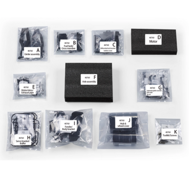 Killerbody 1/10 MERCURY CHASSIS KIT SUITS LANDCRUISER BODY 313mm wheelbase 1.68" wheel 83mm tyres