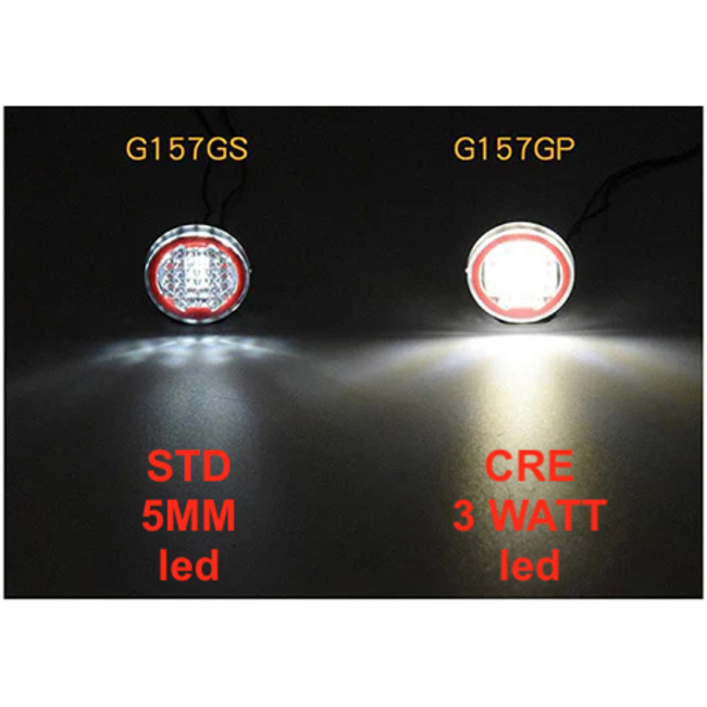 RACE  SPOTLIGHTS 22mm MULTI LED LOOK WITH ULTRA BRIGHT 3WATT CRE LED & MOUNTING