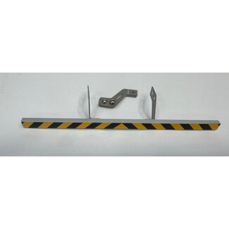 HERCULES HOBBY HERCULES HOBBIES 1/14 TRAILER REAR BUMPER RECTANGULAR