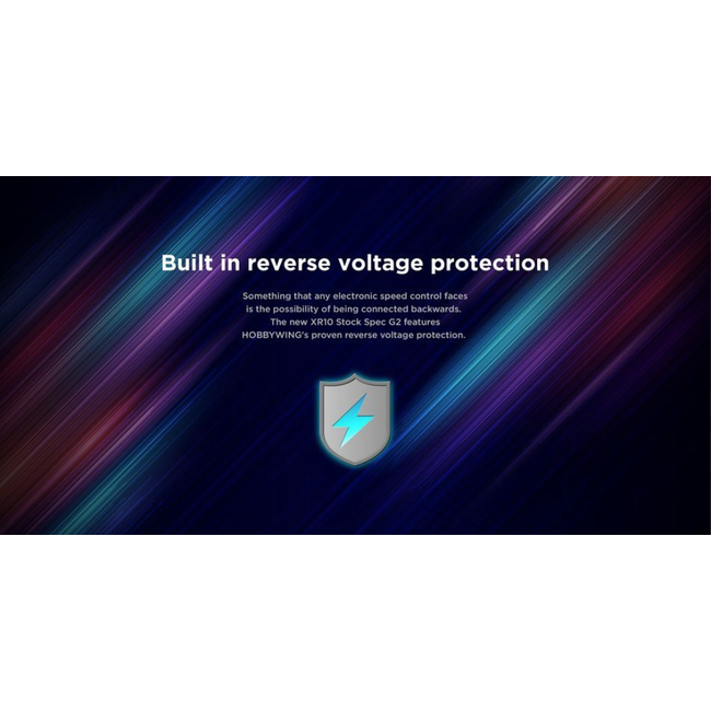 HOBBYWING XERUN XR10 STOCK SPEC G2 100A  ESC REV POLARITY PRO SPEED CONTROLLER 2S