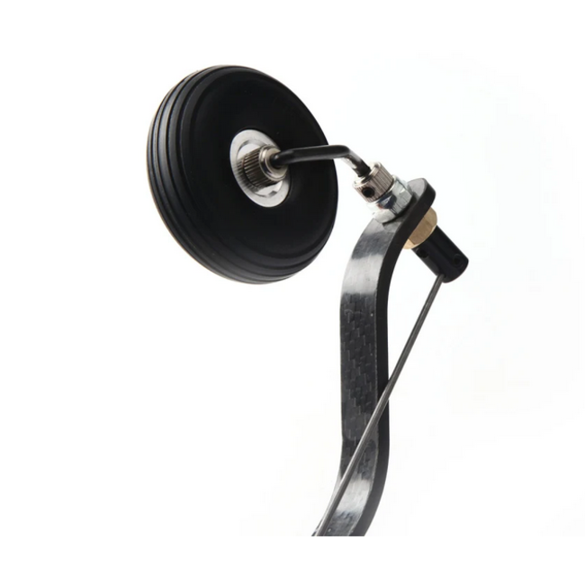 HY CARBON FIBRE TAIL WHEEL SET 85CC-100CC LENGTH 190mm WITH 1 3/4 ALLOY TAIL WHEEL