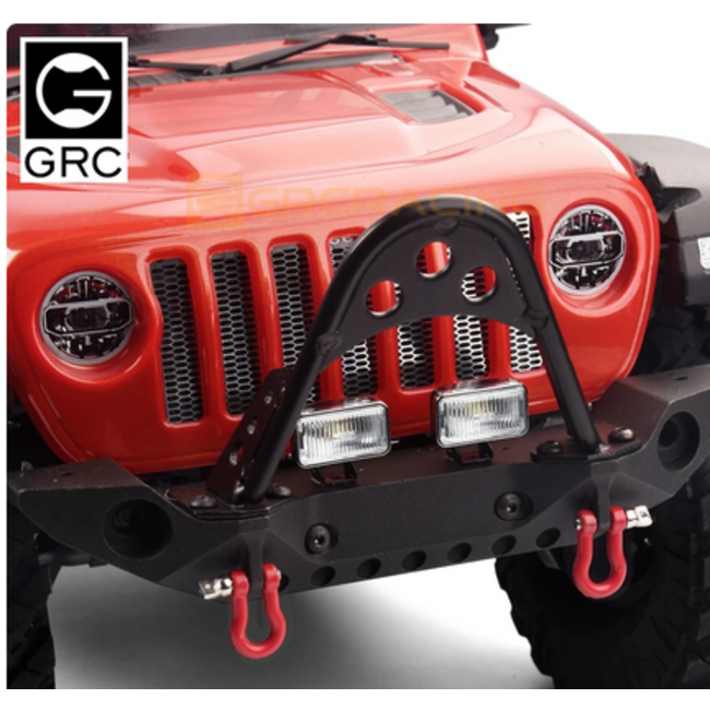 INJORA LED SPOTLIGHTS RECTANGLE 20x12mm CLEAR   LENS  WITH MOUNTING BRACKET KIT