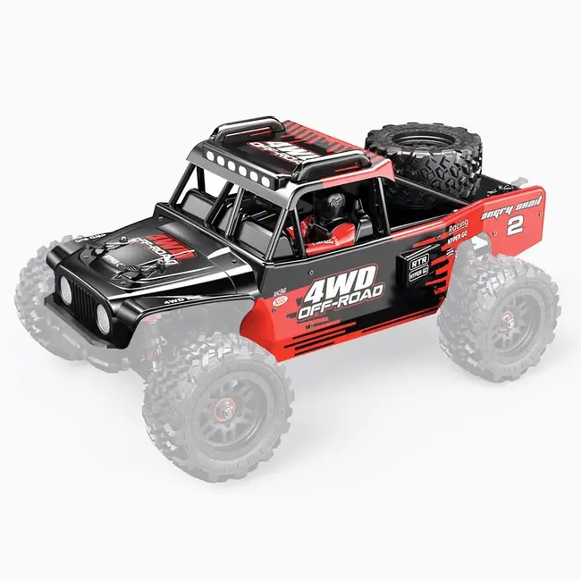 MJX 1430C  body kit with led's  & full roll cage