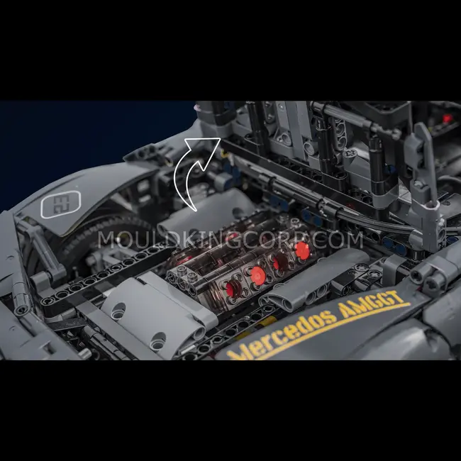 Mould King 13123 AMG GT Shadow Sports Car  Building Set | 2,872 PCS