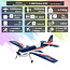 DANCING WINGS EXTRA 330 BALSA KIT WS 1000mm weight : 800Gr Incl MTR ESC SERVOS  req 3s 1500-2200mah