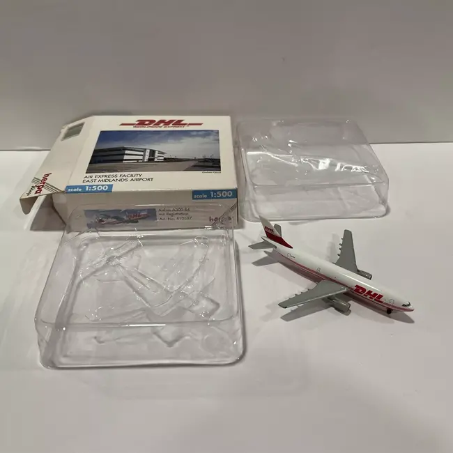 HERPA 1:500 DHL AIRBUS A300-B4 DIE CAST MODEL