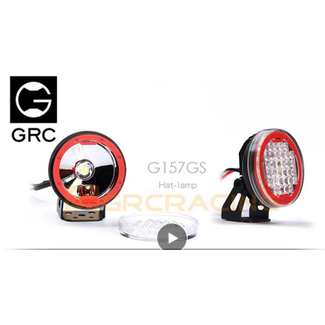 INJORA INJORA SPOTLIGHTS 22mm MULTI LED LOOK WITH STANDARD 5mm  LED & MOUNTING