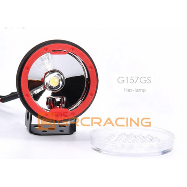 INJORA SPOTLIGHTS 22mm MULTI LED LOOK WITH STANDARD 5mm  LED & MOUNTING