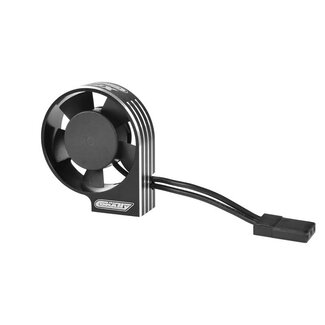 TEAM CORALLY Team Corally - Ultra High Speed Cooling Fan XF-40 w/BEC connector - 40mm - Black - Silver