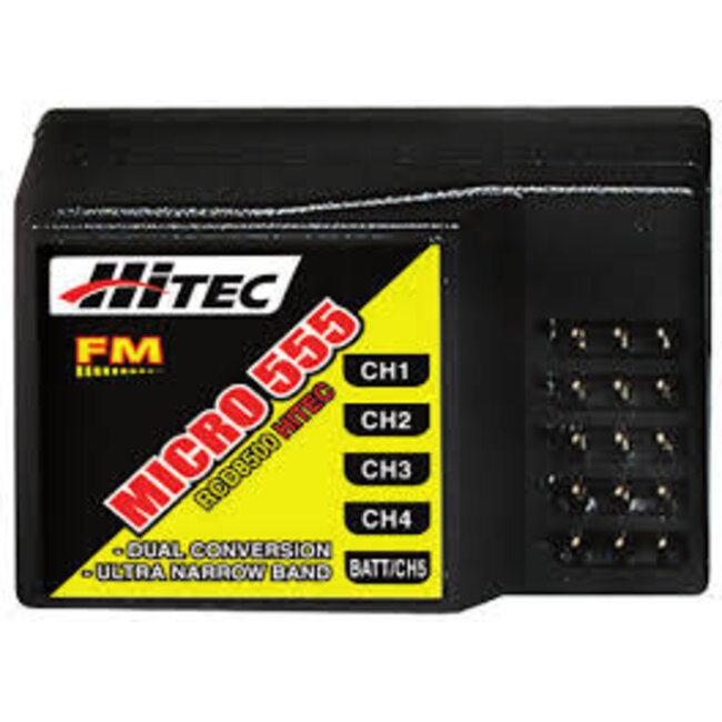 HITEC 36MHZ MICRO 555 5CH RECEIVER