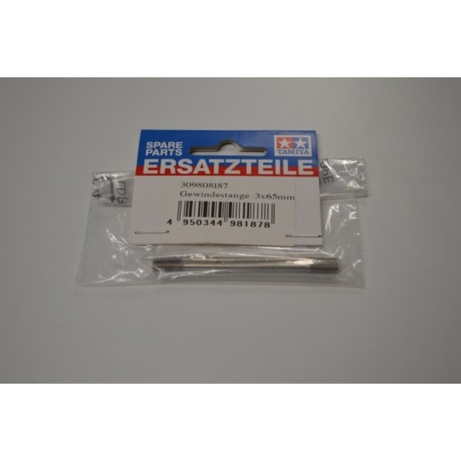 Tamiya threaded rod 3x65mm | 1 PCE #9808187