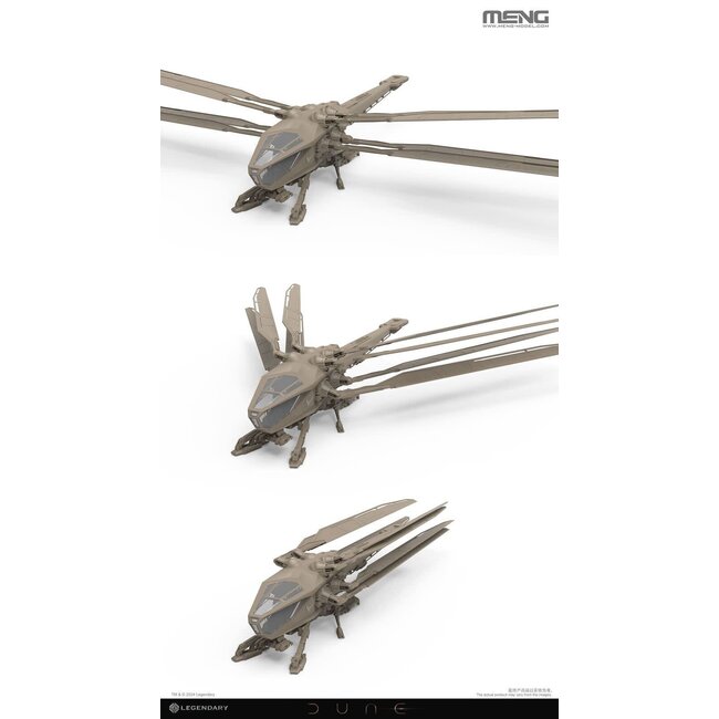 Meng 1/72 Dune Atreides Ornithopter Plastic Model Kit [DS-007]