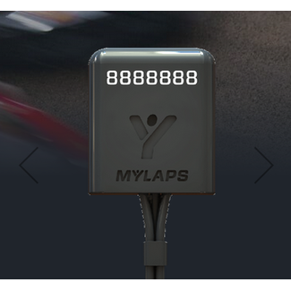 MYLAPS MYLAPS RC4 PRO TRANSPONDER BLACK SHORT WIRE NO MOUNT INCLUDED