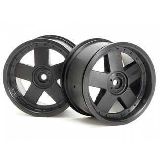 HPI HPI #3006 - GT5 WHEEL BLACK (83x56mm/2pcs)