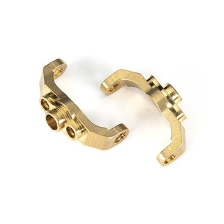 TRAXXAS TRAXXAS Caster blocks, brass (4 grams each) (left & right)